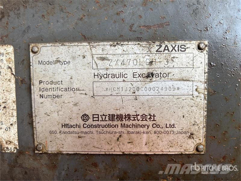 Hitachi ZX470LCH-3 Tracked Excavator (Inoperable) Crawler excavators