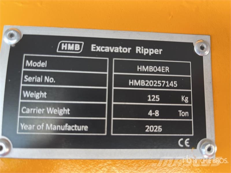 HMB 04ER fits to 4-7 ton excavator Excavator Ripper (U Scarifiers
