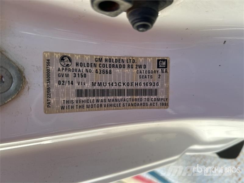 Holden Colorado Pickup (Inoperable) Muu