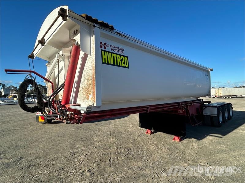 Howard Porter 5.5 m Tri/A B-Double Lead Side Dump Trailer Kallur-haagised
