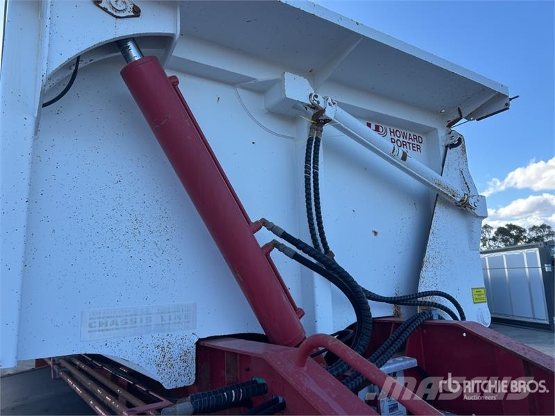 Howard Porter 8 m Tri/A Side Dump Trailer Ανατρεπόμενες ρυμούλκες