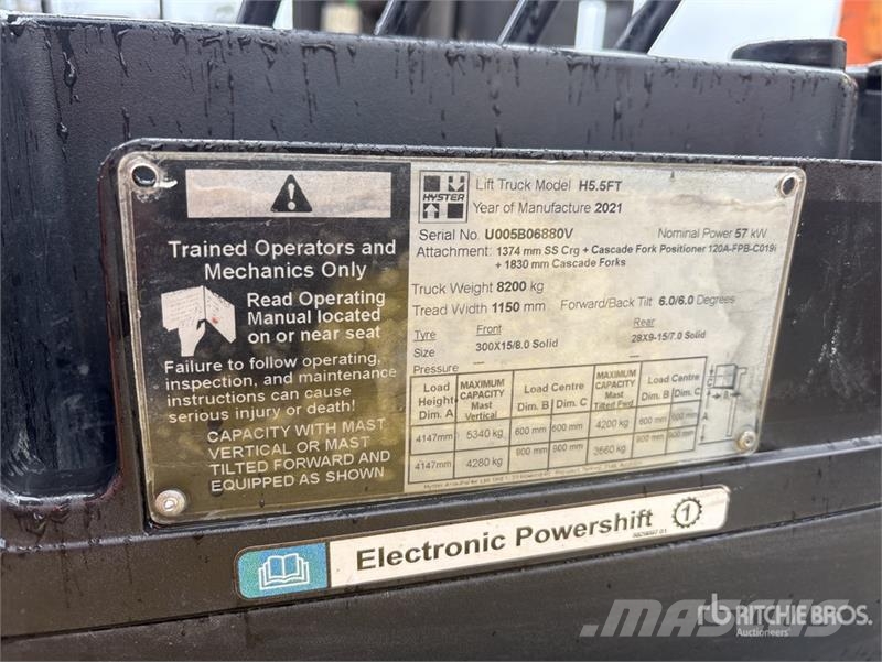 Hyster H5.5FT Forklift Інше