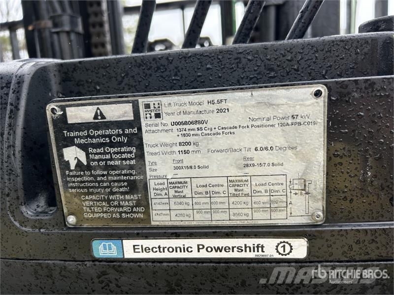 Hyster H5.5FT Forklift Інше