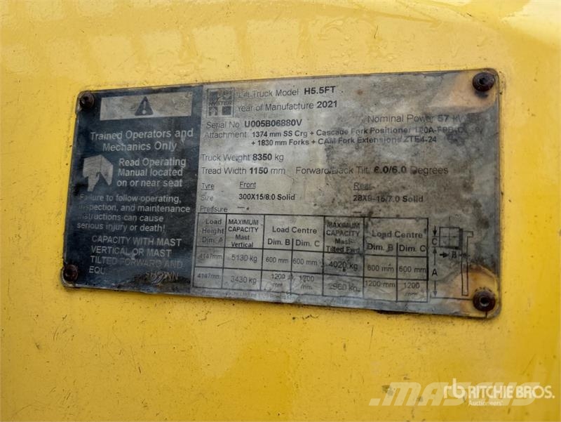 Hyster H5.5FT Forklift Інше