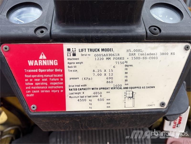 Hyster H500XL Forklift شاحنات ذات رافعات شوكية - أخرى