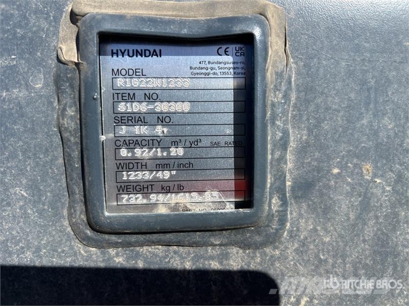 Hyundai 1100 mm Q/C Digging Excavator Bucket (Unused) Buckets