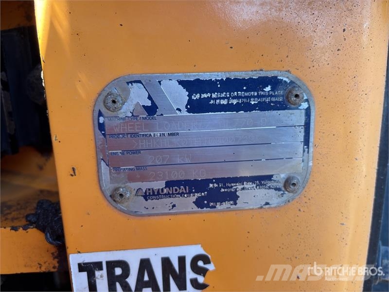 Hyundai HL770-9 لوادر بعجل