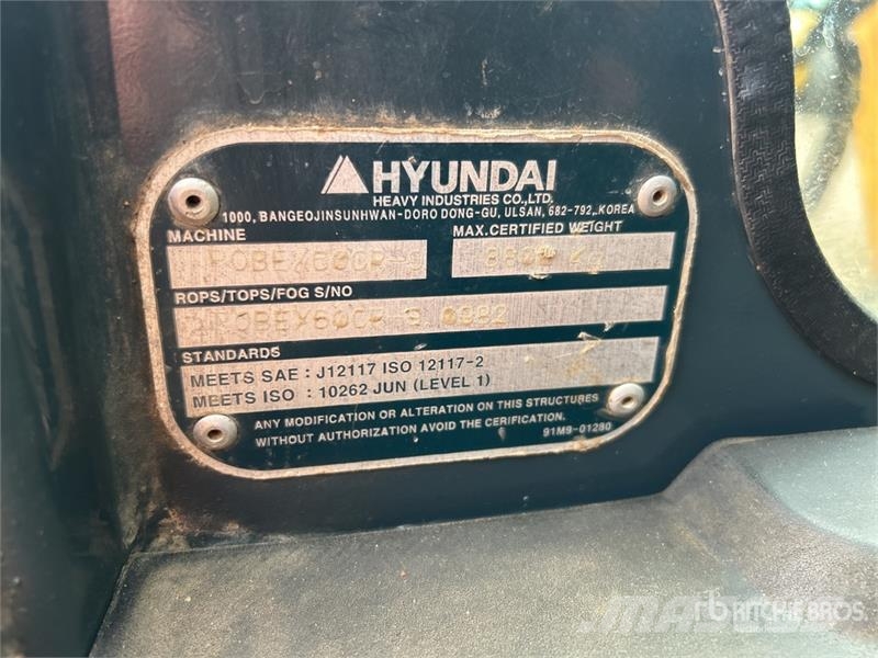 Hyundai Robex 60CR-9 Mini Excavator Miniekskavaatorid < 7 t
