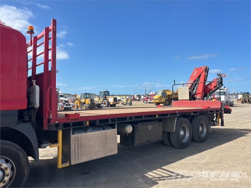 Isuzu FH FXZ 6x4 w/2010 Fassi 9.2 Ton F210 Flatbed Truck Crane trucks