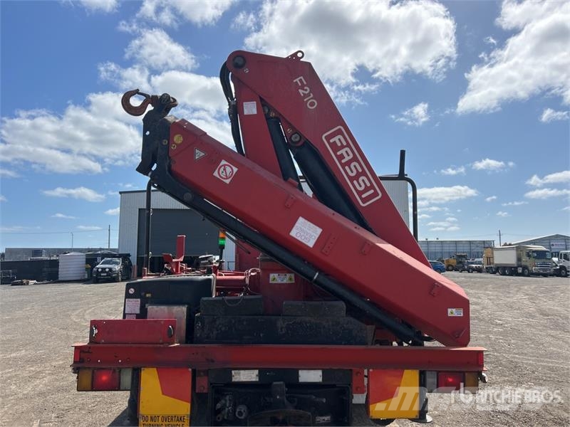 Isuzu FH FXZ 6x4 w/2010 Fassi 9.2 Ton F210 Flatbed Truck Crane trucks