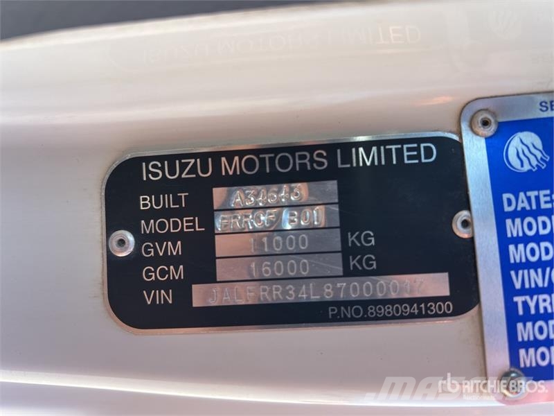 Isuzu FRR600 4x2 Lugger Truck Autre camion