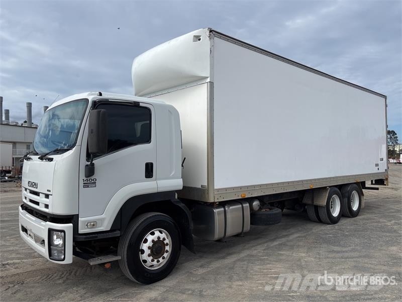 Isuzu FVZ1400 6x2 Van Truck Sanduk kamioni