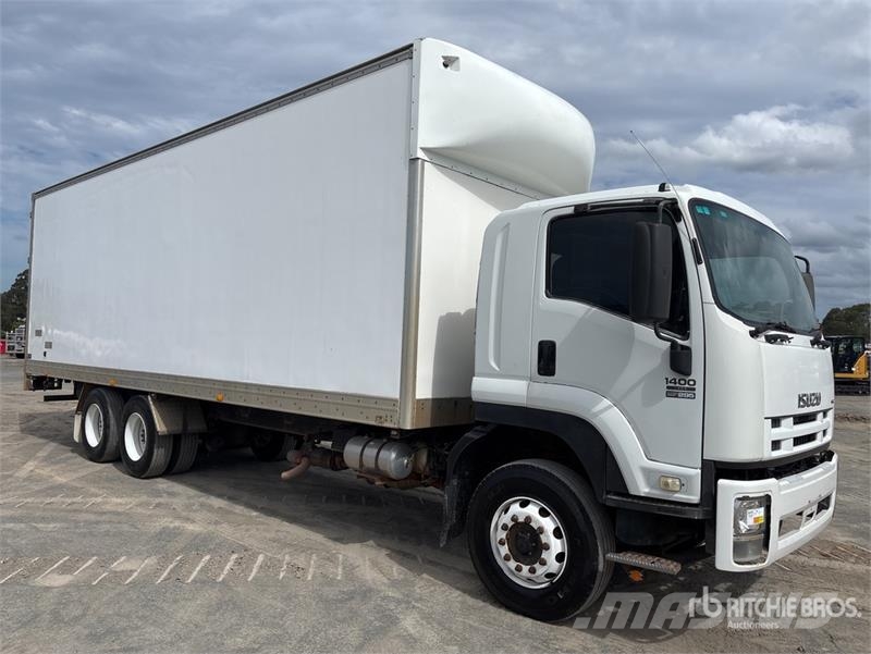 Isuzu FVZ1400 6x2 Van Truck Sanduk kamioni