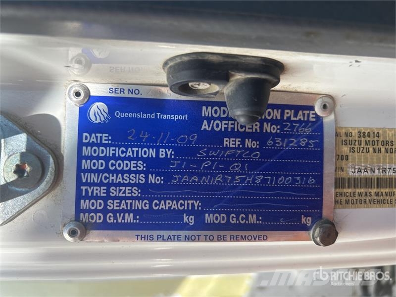 Isuzu NQR 450 4x2 Service Truck (Inoperable) مركبات الأغراض العامة