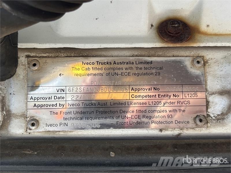 Iveco Powerstar 6x4 T/A Dump Truck (Inoperable) Kipper