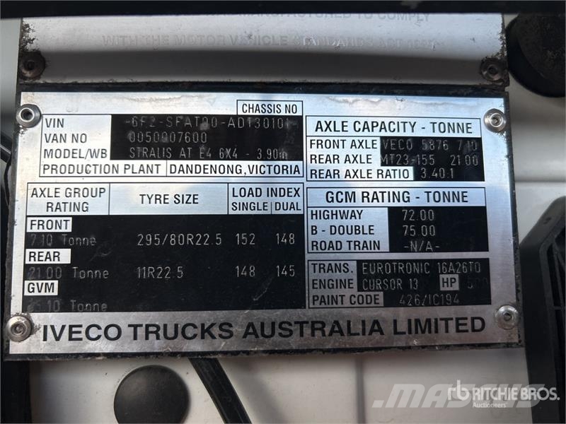 Iveco Stralis 500 Sattelzugmaschinen