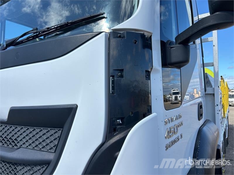 Iveco Stralis AT 500 8x4 Twin-Steer Flatbed Truck شاحنات مسطحة/مفصلية الجوانب