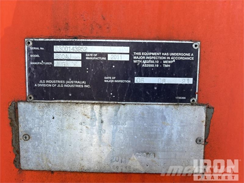 JLG 600AJ 4WD Diesel Articulating Boom Lift Gelenkteleskoparbeitsbühnen