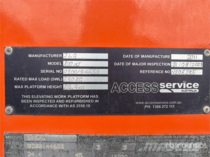 JLG 800 AJ 4WD Diesel Articulating Boom Lift Articulated boom lifts