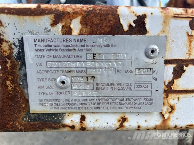 JMS Bogie/A Fuel Trailer Säiliöperävaunut