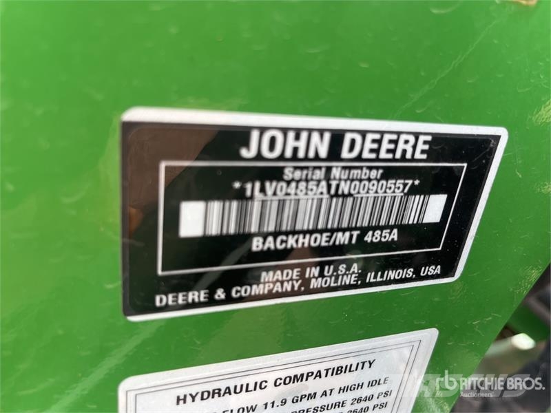 John Deere 485A Backhoe Attachment (Unused) 反向鏟