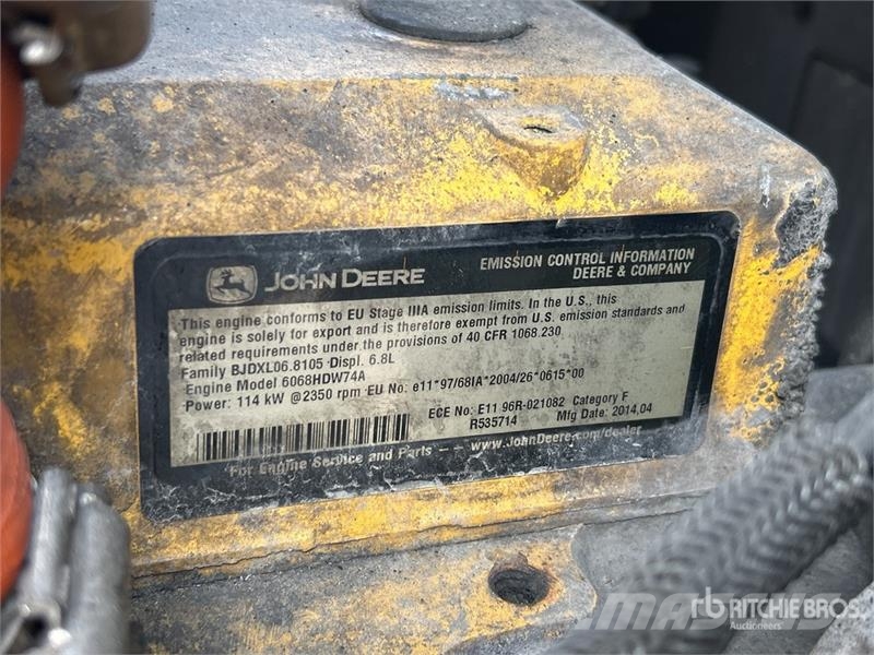 John Deere 544K Wheel Loader (Inoperable) Utovarivači na kotačima