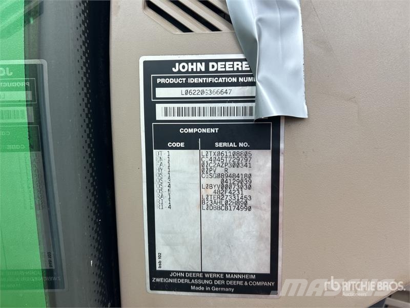 John Deere 6220 拖拉机/农用车