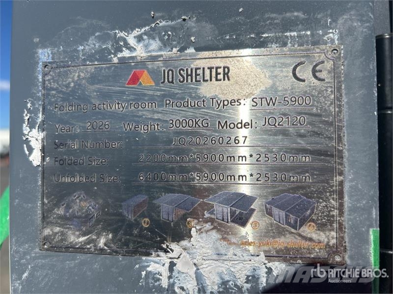 JQ SHELTER 2120 5.9 m x 6.2 m Portable Expandable Steel frame buildings