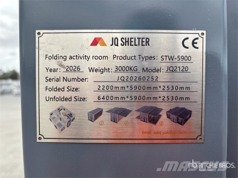 JQ SHELTER 2120 5.9 m x 6.2 m Portable Expandable Λοιπές ρυμούλκες