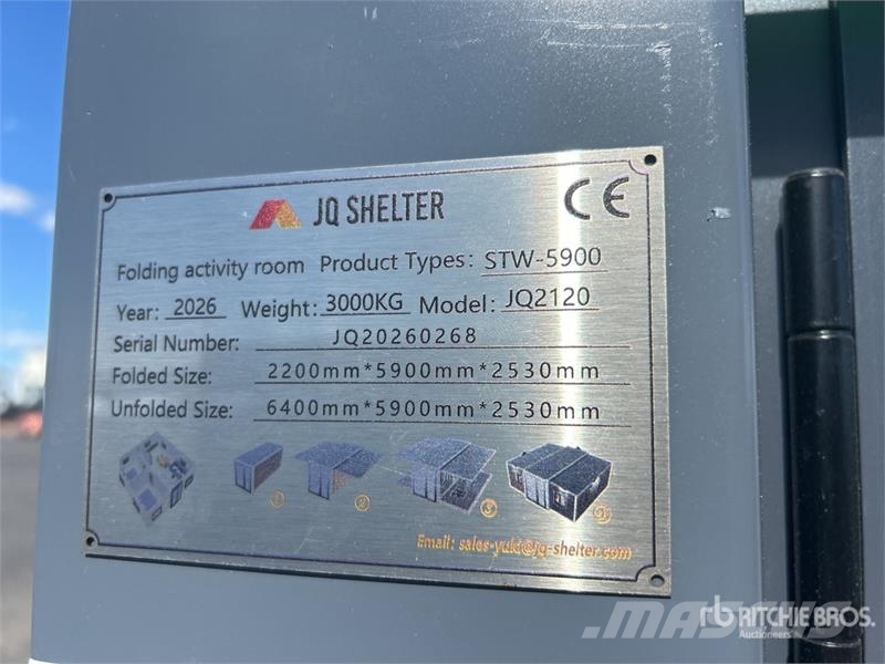 JQ SHELTER 2120 5.9 m x 6.2 m Portable Expandable Steel frame buildings