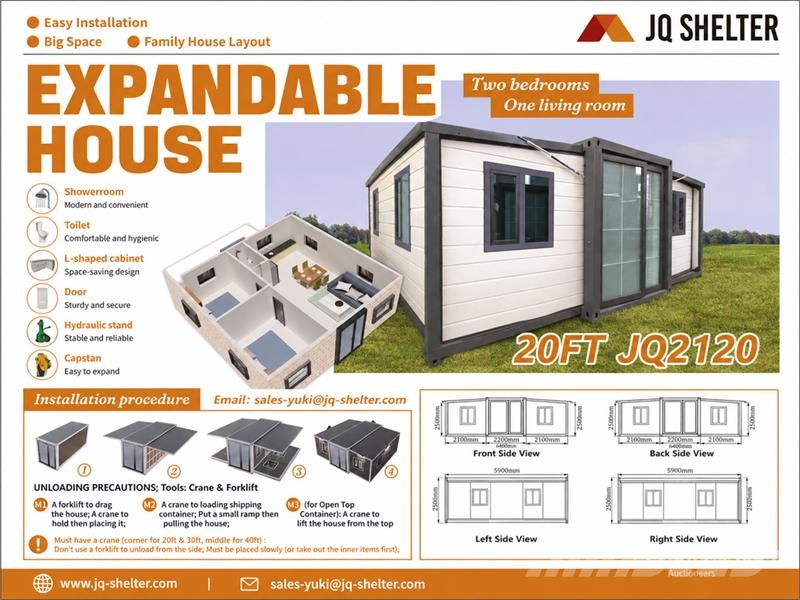 JQ SHELTER 2120 5.9 m x 6.2 m Portable Expandable Other trailers