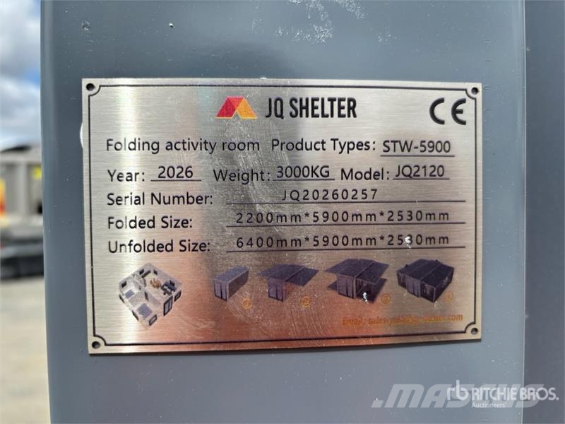  JQ SHELTER 2120 5.9 m x 6.2 m Portable Expandable  Altri rimorchi