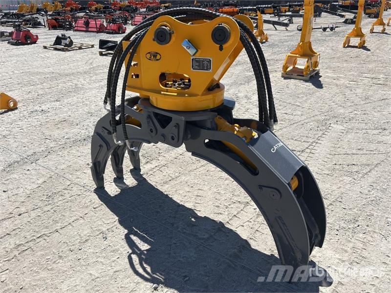 JW 04G Q/C Rotating Excavator Grapple - Fits 4 -8 抓斗