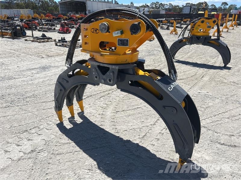 JW 04G Q/C Rotating Excavator Grapple - Fits 4 - 8 Grappin