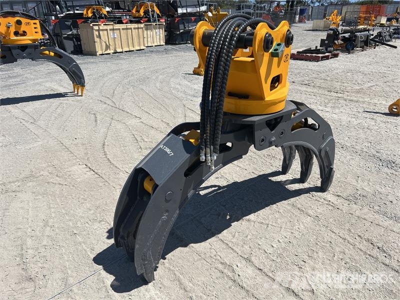 JW 04G Q/C Rotating Excavator Grapple - Fits 4 -8 抓斗