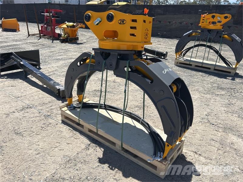  JW 04G Q/C Rotating Excavator Grapple - Fits 4 - 8 خطاطيف
