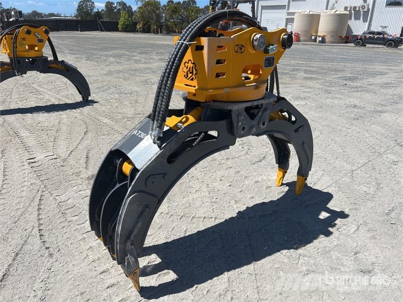 JW 04G Q/C Rotating Excavator Grapple - Fits 4 - 8 Grappin