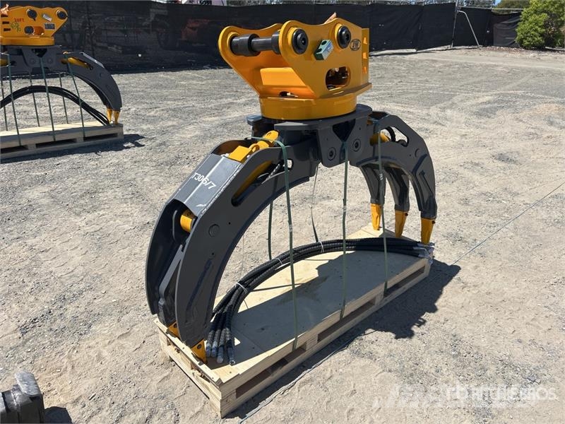  JW 04G Q/C Rotating Excavator Grapple - Fits 4 - 8 خطاطيف