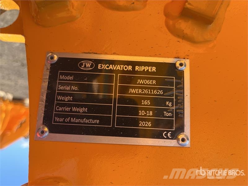 JW 06ER 700 mm Excavator Ripper - Fits 10-18 ton e Scarifiers