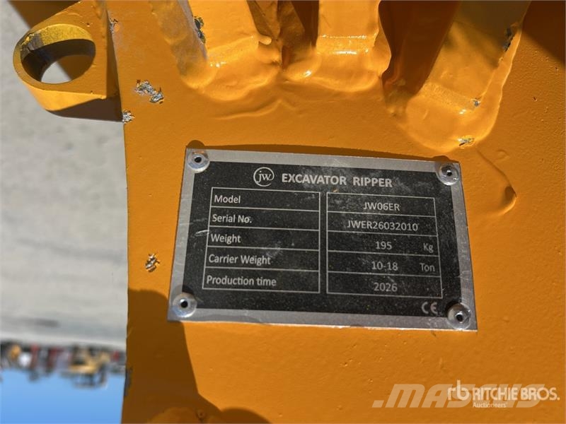 JW 06ER Excavator Ripper - Fits 10 - 18 Ton (Unuse Scarifiers