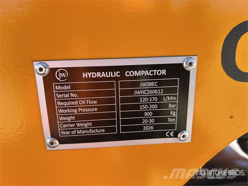 JW 08EC Plate Compactor Attachment - Fits 20 - 30 Plate compactors