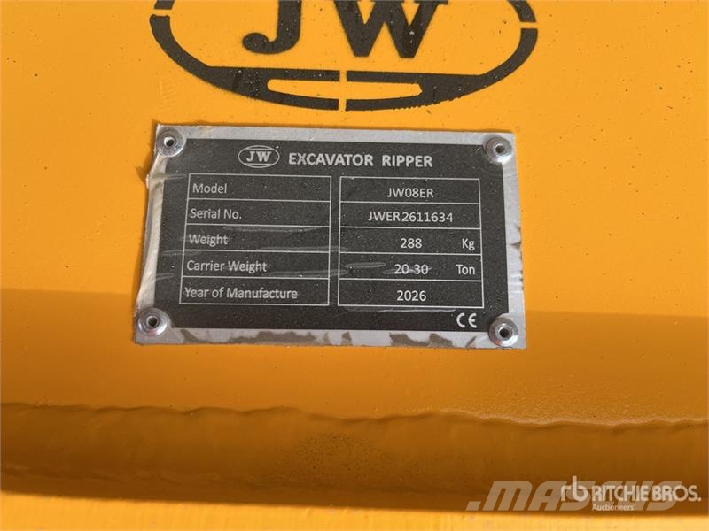 JW 08ER Excavator Ripper - Fits 20-30 ton excavato Spulchniarki