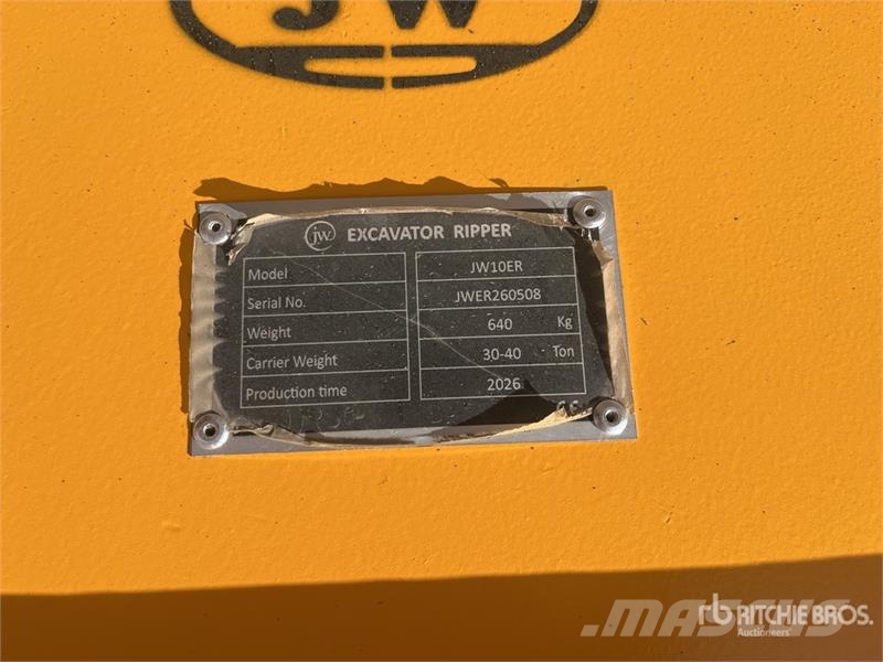 JW 10ER Excavator Ripper - Fits 30-40 ton excavato Spulchniarki