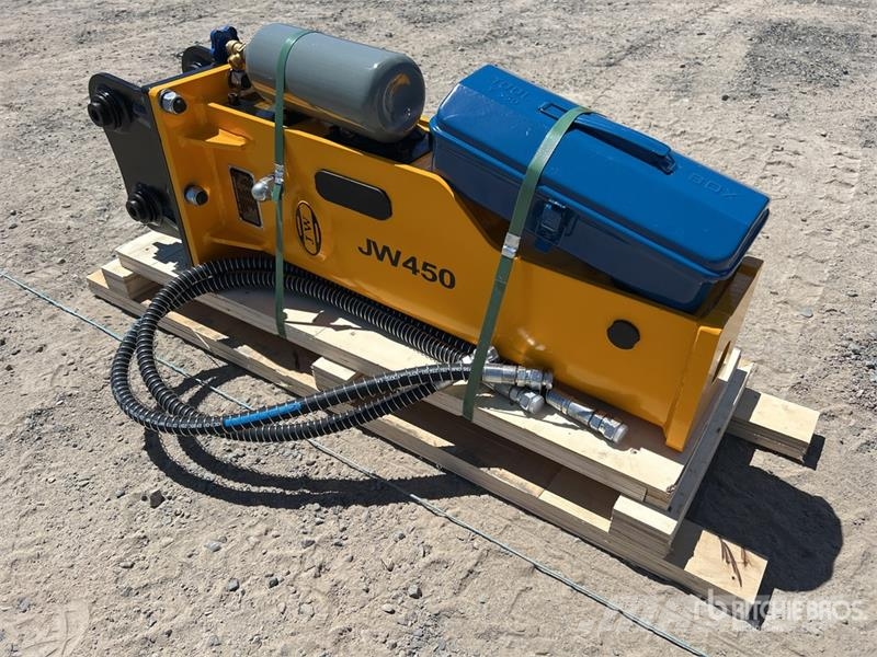 JW 450s Q/C Hydraulic Breaker - Fits 1 - 2 Ton (Un Marteau hydraulique