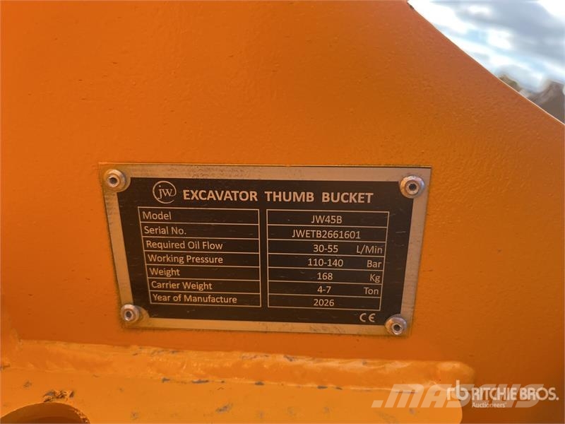  JW 45B 535 mm Digging Excavator Bucket - Fits 4-7  Buckets