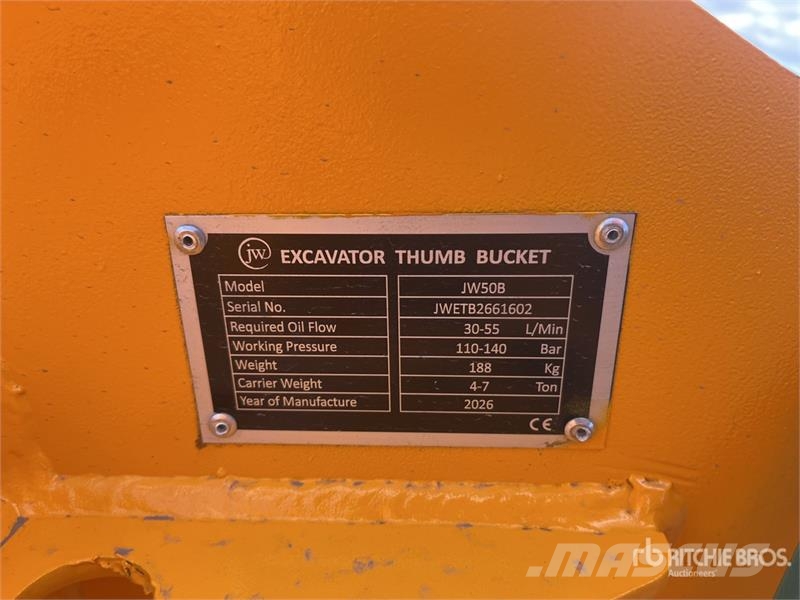  JW 50B 540 mm Digging Excavator Bucket - Fits 4-7  Buckets