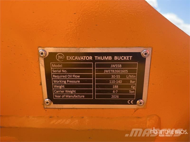  JW 55B 540 mm Digging Excavator Bucket - Fits 4-7  Buckets