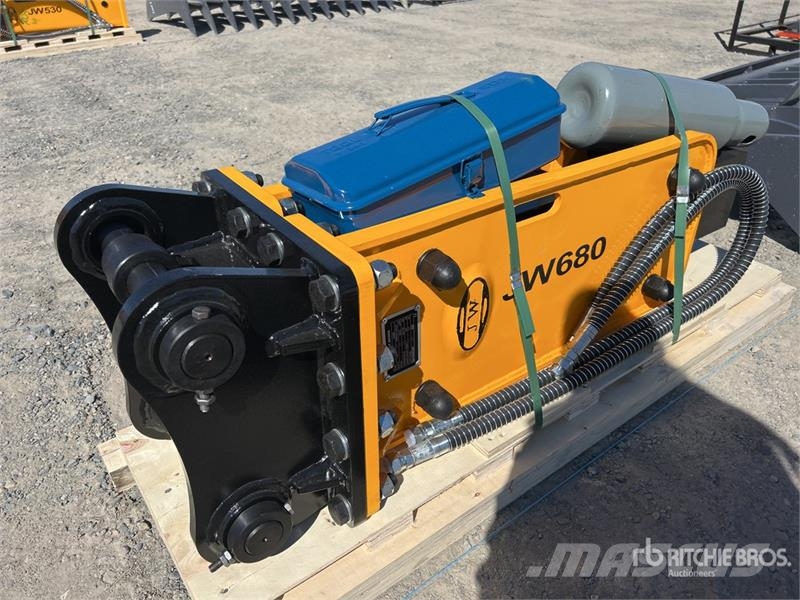JW 680t Q/C Hydraulic Breaker - Fits 5 - 7 Ton (Un Hammers / Breakers