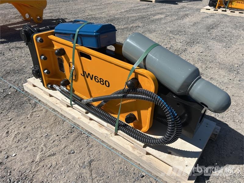 JW 680t Q/C Hydraulic Breaker - Fits 5 - 7 Ton (Un Hammers / Breakers