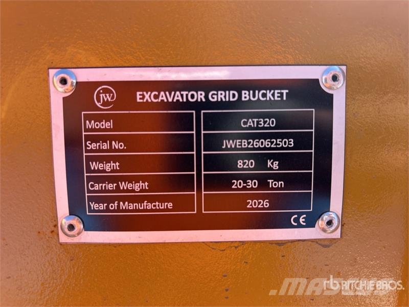 JW CAT320 1400 mm Skeleton Excavator Bucket - Fits دلاء